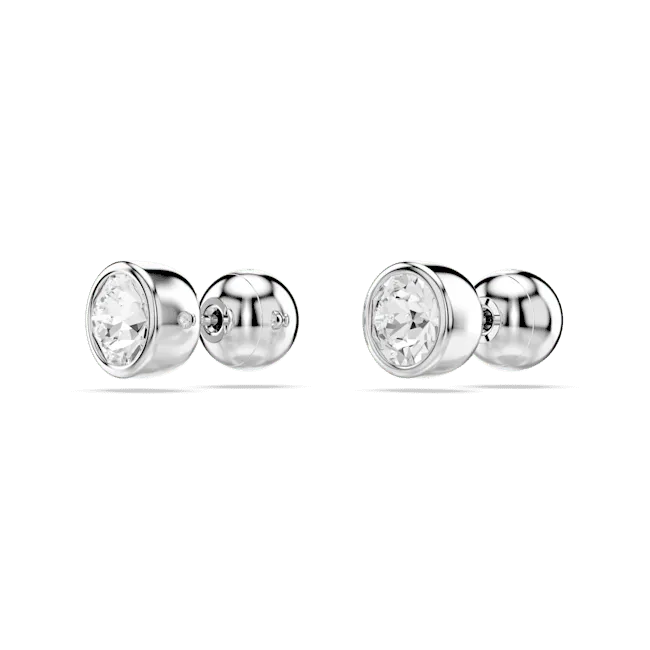 Swarovski Earrings Swarovski Imber Stud Earrings Round Cut White Rhodium plated