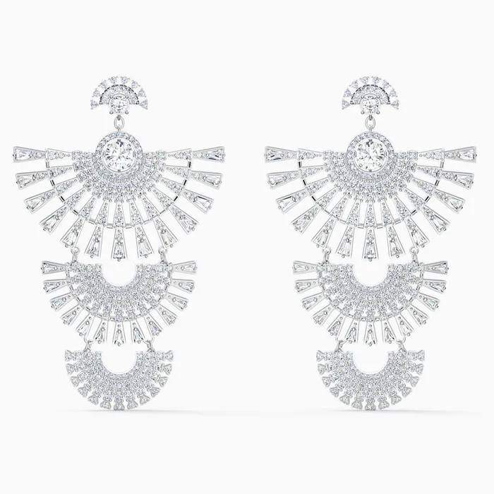 Swarovski Earrings Swarovski Sparkling Dance Dial Up Pierced Earrings White One Size Swarovski Earrings Swarovski Sparkling Dance Dial Up Pierced Earrings White One Size