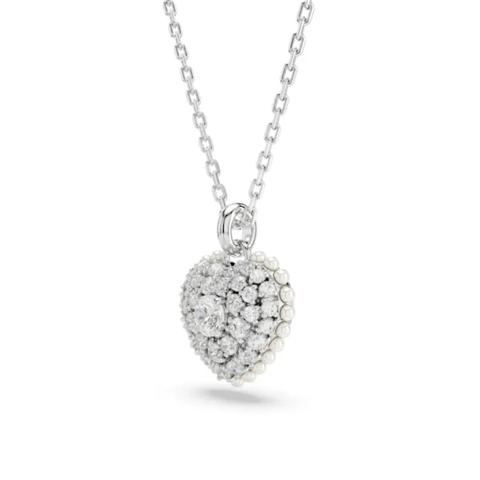 Swarovski Necklaces Swarovski Hyperbola Set Necklace and Earrings Heart White Rhodium plated Swarovski Necklaces Swarovski Hyperbola Set Necklace and Earrings Heart White Rhodium plated