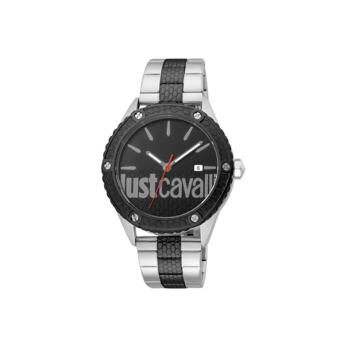 Watches Just Cavalli Just Cavalli MenS Stainless Steel Watch With Black Color Case Bezel Watches Just Cavalli Just Cavalli MenS Stainless Steel Watch With Black Color Case Bezel