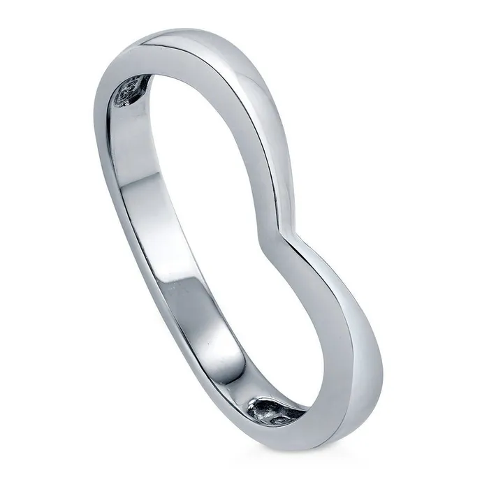 Wishbone Band in Sterling Silver BERRICLE Rings