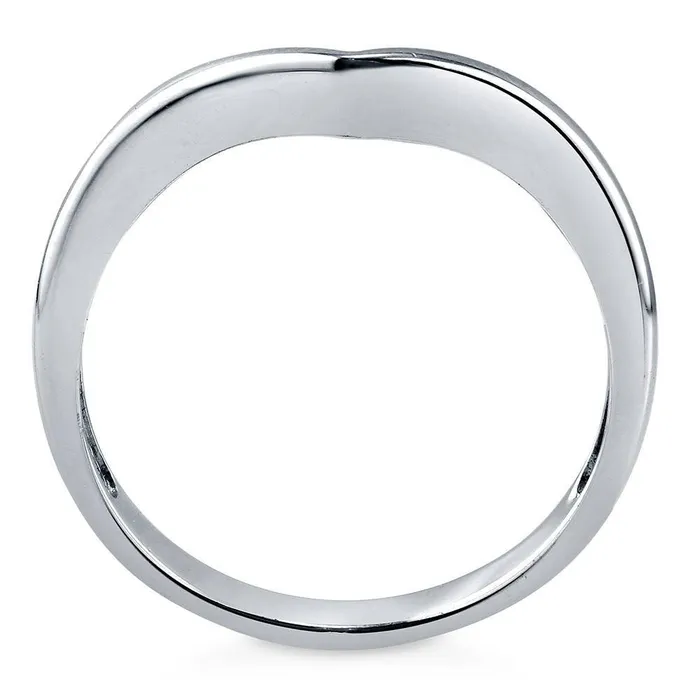 Wishbone Band in Sterling Silver BERRICLE Rings